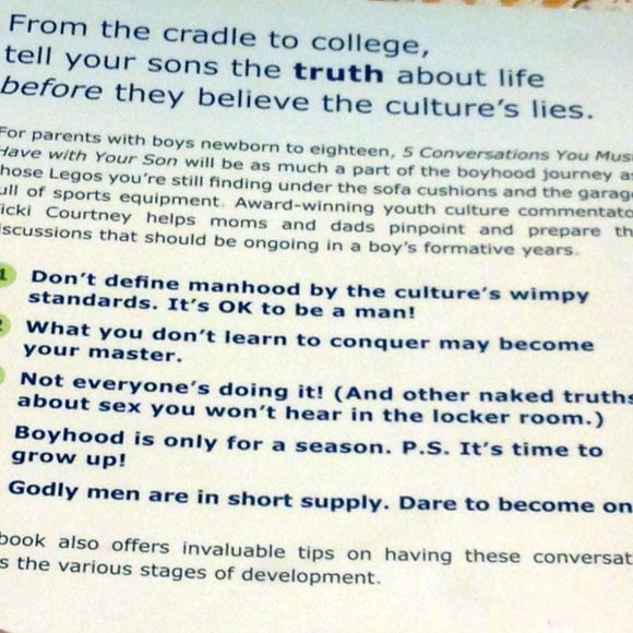 Christian - 5 conversations you must have with your son - Picture 3 of 6